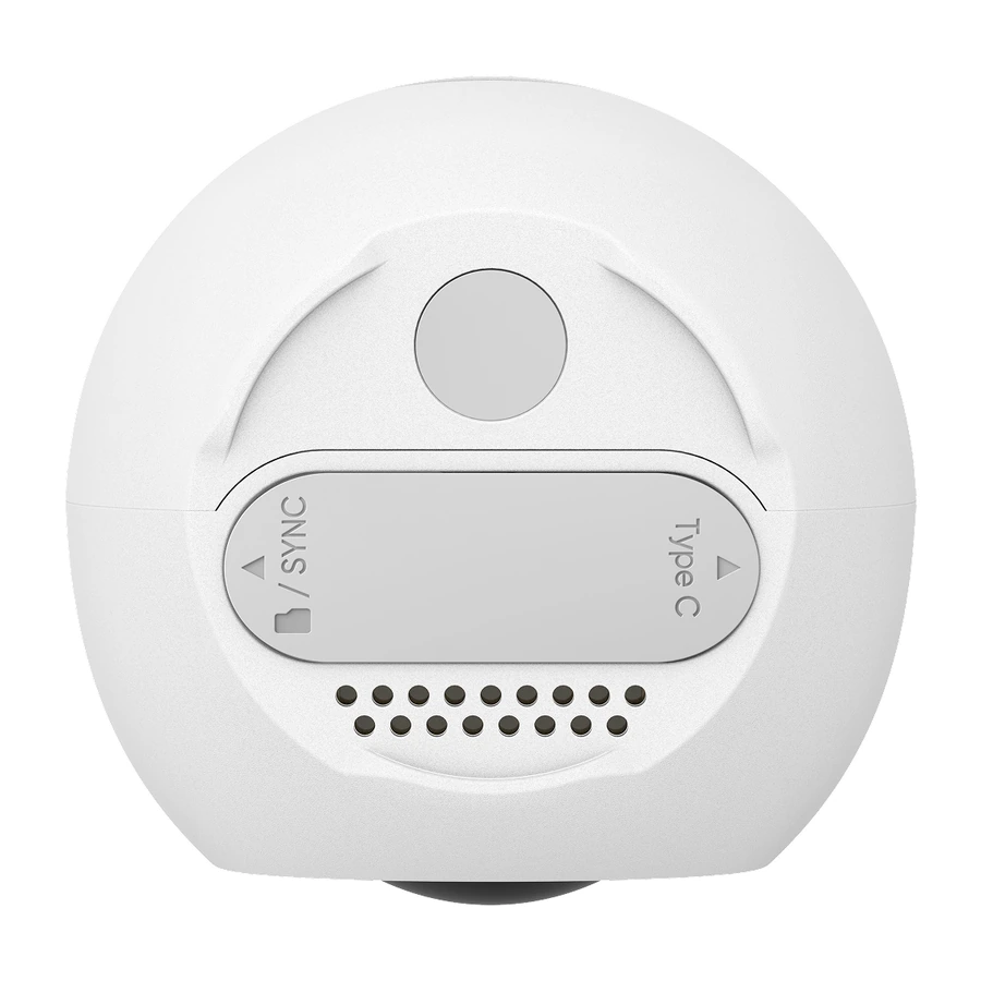 Eufy eufyCam C35 Solo — complete White camera underside with sealed port cover