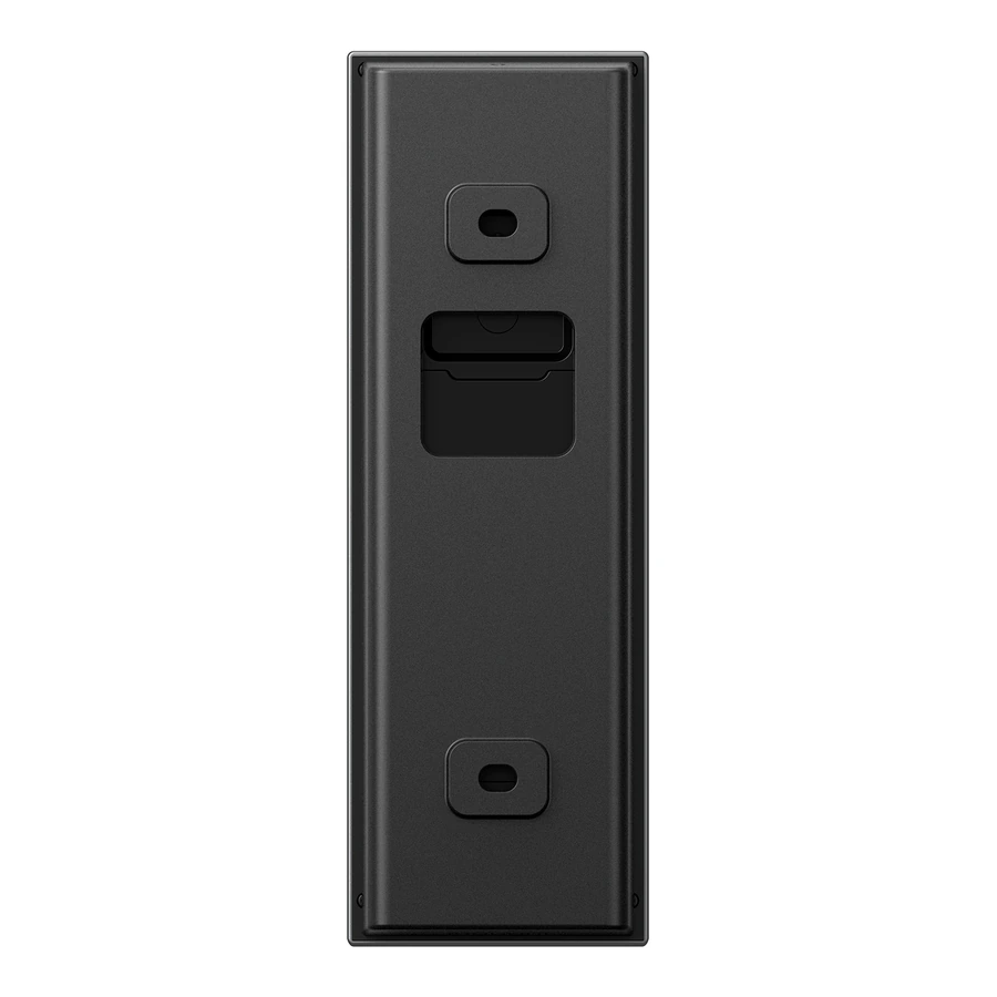 Eufy Video Doorbell E340 with Chime — complete rear view and battery compartment