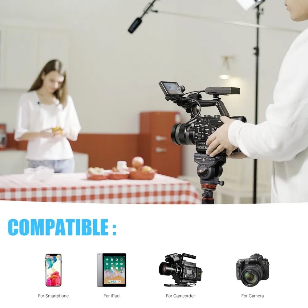 BOYA BY-WM8 Pro-K1 Wireless Lavalier Microphone Kit - Manufacturer view 2