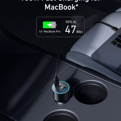 Anker Nano Car Charger 167.5W 3-Port - Manufacturer view 2