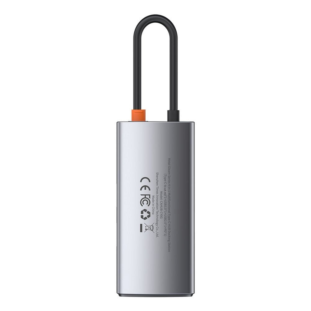 Baseus Metal Gleam 4-Port USB-C Hub - Manufacturer view 3