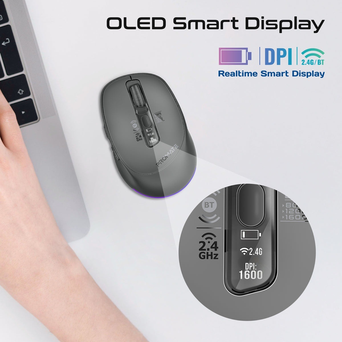 Promate BLIX-3M Mouse - Manufacturer view 3