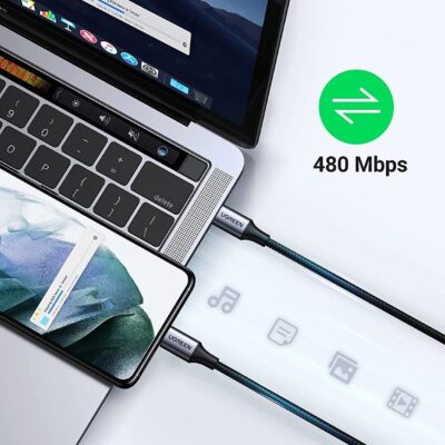 UGREEN USB-C to USB-C 60W 1m Cable - Manufacturer view 2