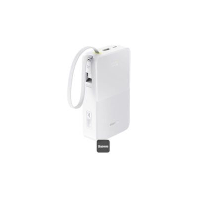 Baseus EnerFill FC51 BiPow2 Pro 20000mAh 22.5W Power Bank - White product photograph