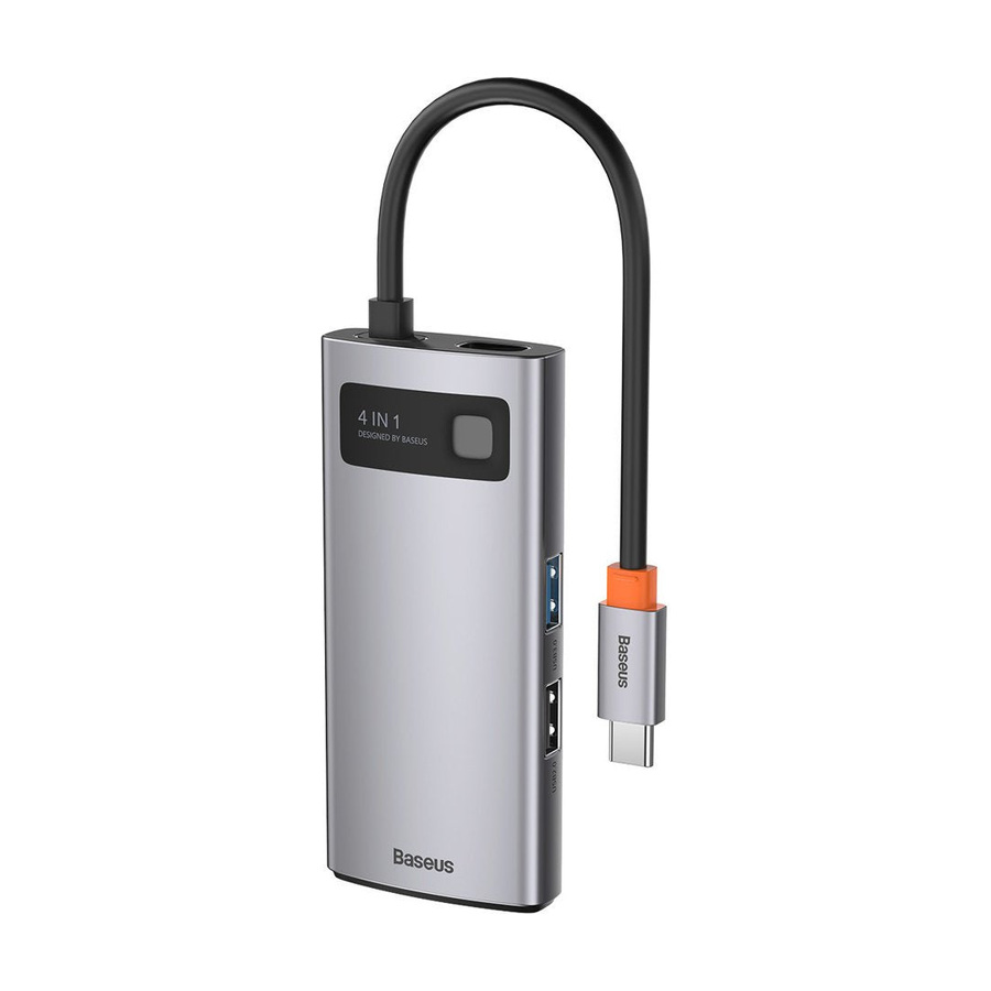 Baseus Metal Gleam 4-Port USB-C Hub product photograph
