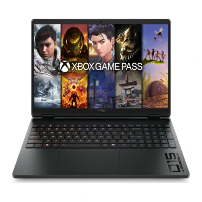 HP HyperX OMEN 15 in Iridescent Black - front