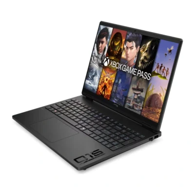 HP HyperX OMEN 15-ga0070wm Iridescent Black - left front angle