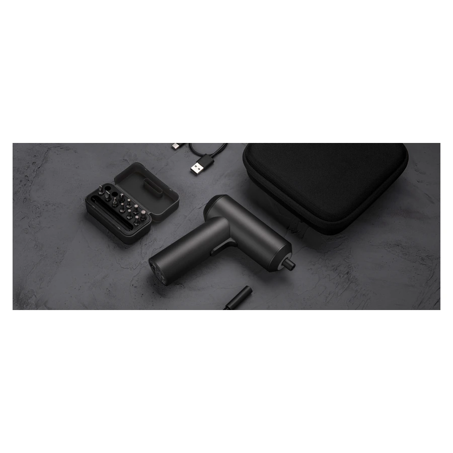 Mi Cordless Screwdriver — complete tool with bit kit and pouch