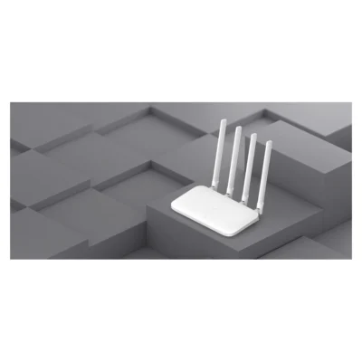Mi Router 4A — complete unit at an angle