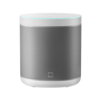 Complete White Mi Smart Speaker on a plain background