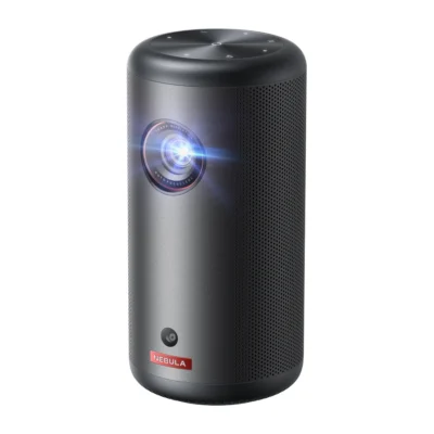 Nebula Capsule 3 — complete Black LED projector front view