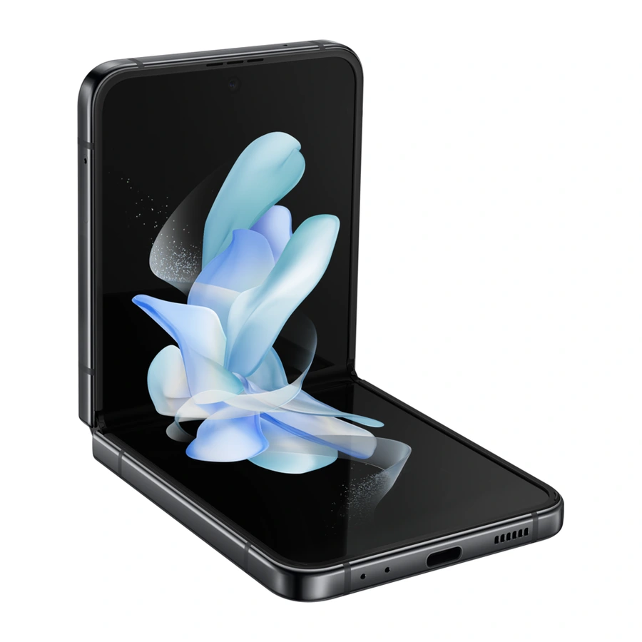 Samsung Galaxy Z Flip4 manufacturer model illustration 2; actual refurbished unit and available colour may differ