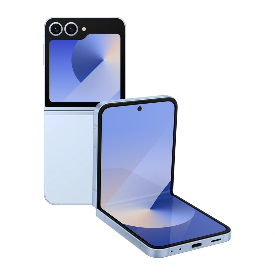 Samsung Galaxy Z Flip6 manufacturer model illustration 1; actual refurbished unit and available colour may differ
