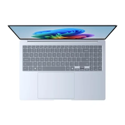Samsung Galaxy Book4 Edge 16-inch in Sapphire Blue - top open