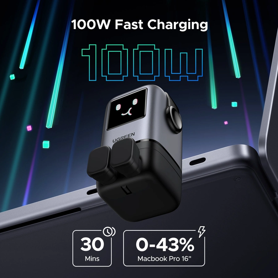 UGREEN Uno 100W 4-Port GaN Charger UK - Image 2
