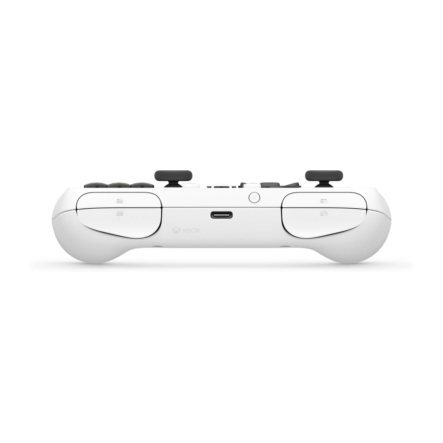 Xbox Nano Controller USB-C port and shoulder buttons view