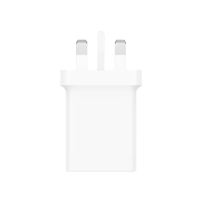 Complete White Xiaomi 22.5W Type-A power adapter with UK three-pin plug