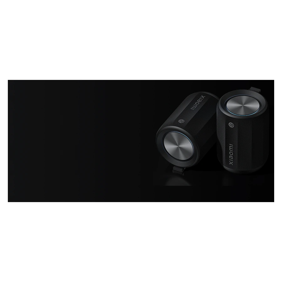 Xiaomi Bluetooth Speaker Mini — two complete Mini speakers illustrating optional stereo pairing