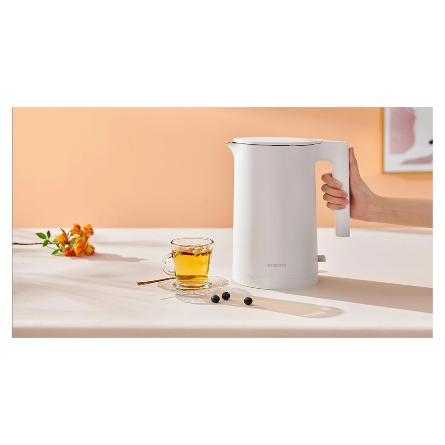 Xiaomi Electric Kettle 2 — complete kettle placed on its base