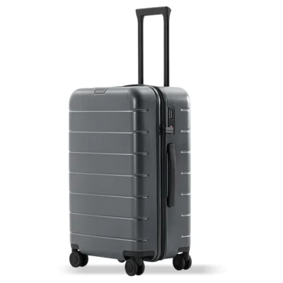 Xiaomi Luggage Classic Pro — complete Grey family front and side view