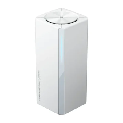 Xiaomi Mesh System AX3000 NE router unit — complete White router in an angled view
