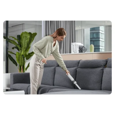 Mi Vacuum Cleaner Mini — complete vacuum cleaning a sofa