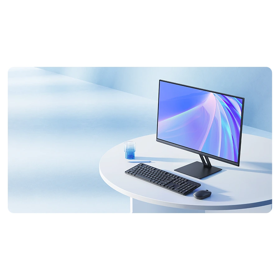 Xiaomi Monitor A24i — complete monitor in its desktop setting
