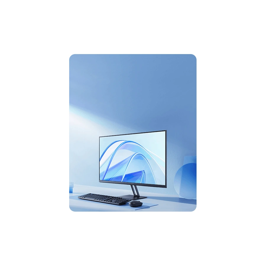 Xiaomi Monitor A27i — complete monitor in its desktop setting