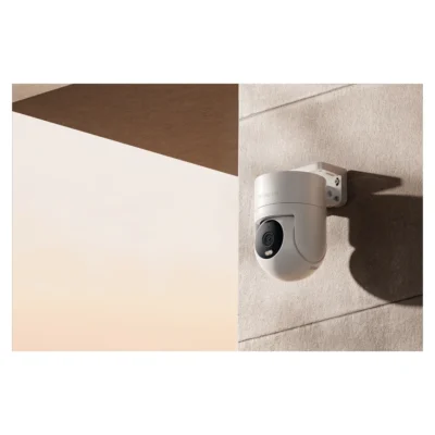 Xiaomi Outdoor Camera CW300 — complete camera installed on a wall