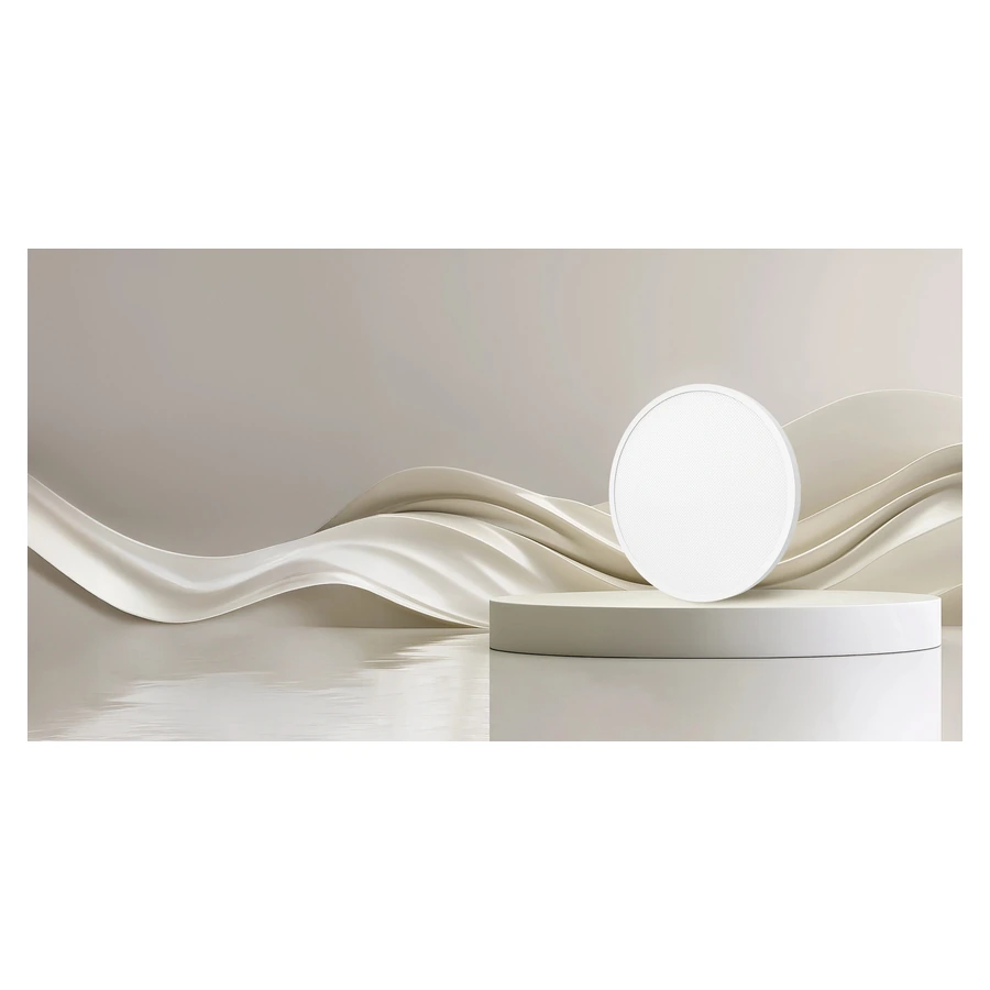Whole Xiaomi Smart Ceiling Light D30 displayed upright in the official product scene