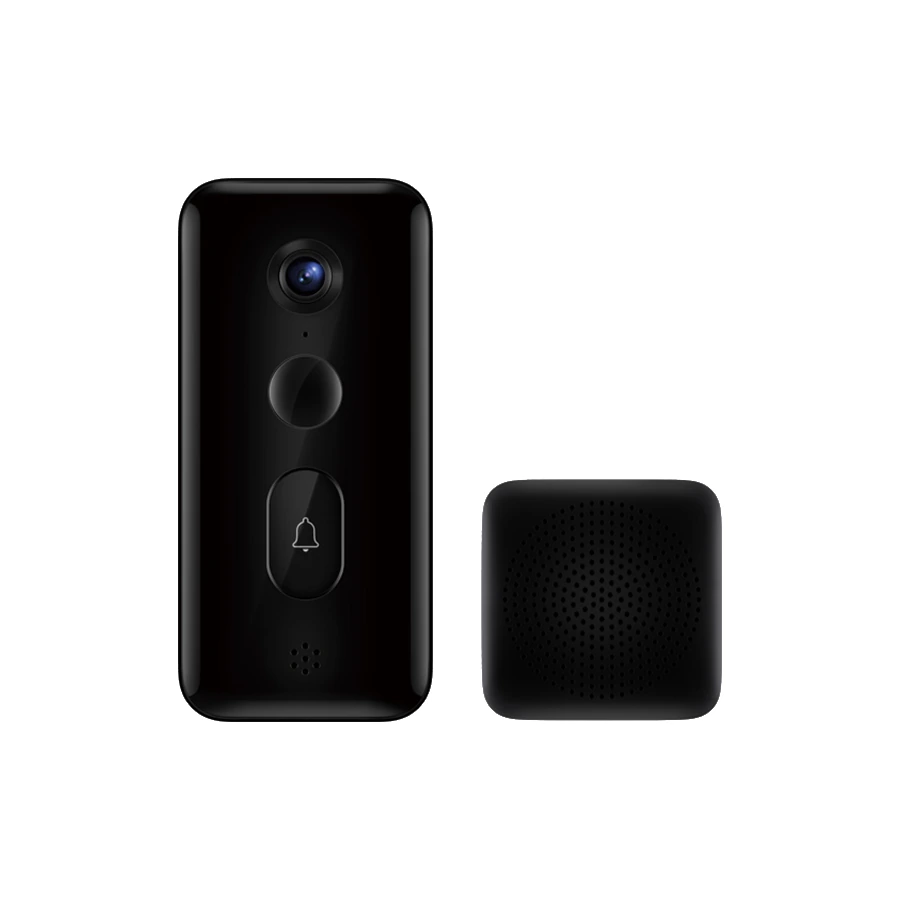 Xiaomi Smart Doorbell 3 — complete doorbell and included indoor chime
