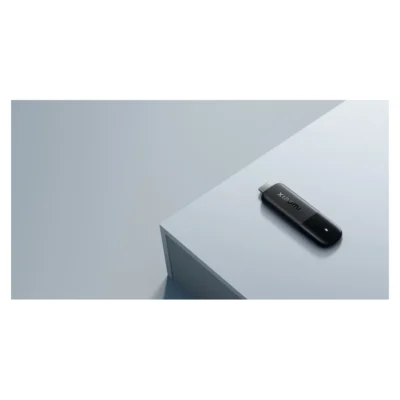 Xiaomi TV Stick 4K (2nd Gen) — complete stick in its official setting