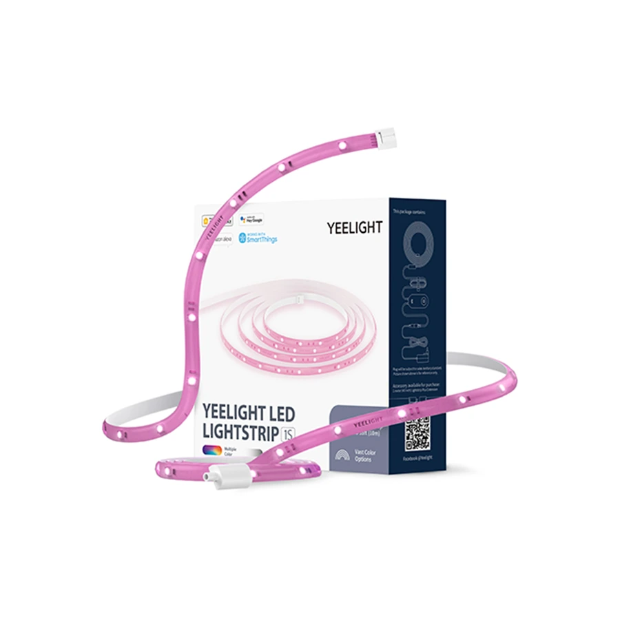 Complete Yeelight LED Lightstrip 1S shown with its retail packaging